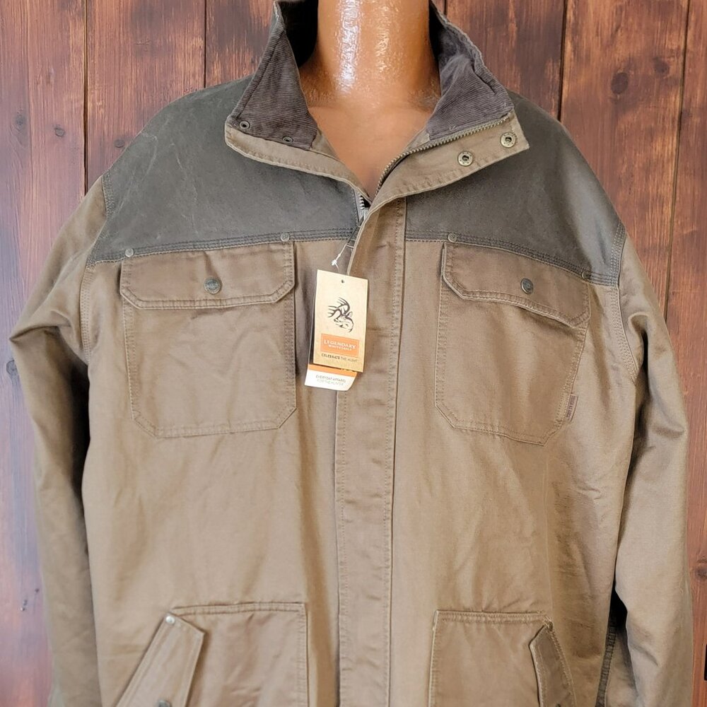 New Legendary Whitetails Tough as Buck Chore Coat Men 3XL Tall Flannel Lined